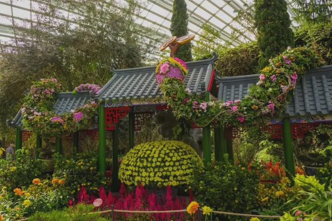 “春花盛开之白蛇传”花卉展在新加坡滨海湾花园揭幕(图5)